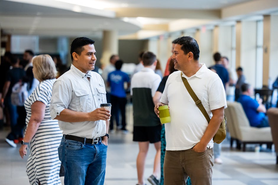 Speed networking session that good business networking event software can orchestrate