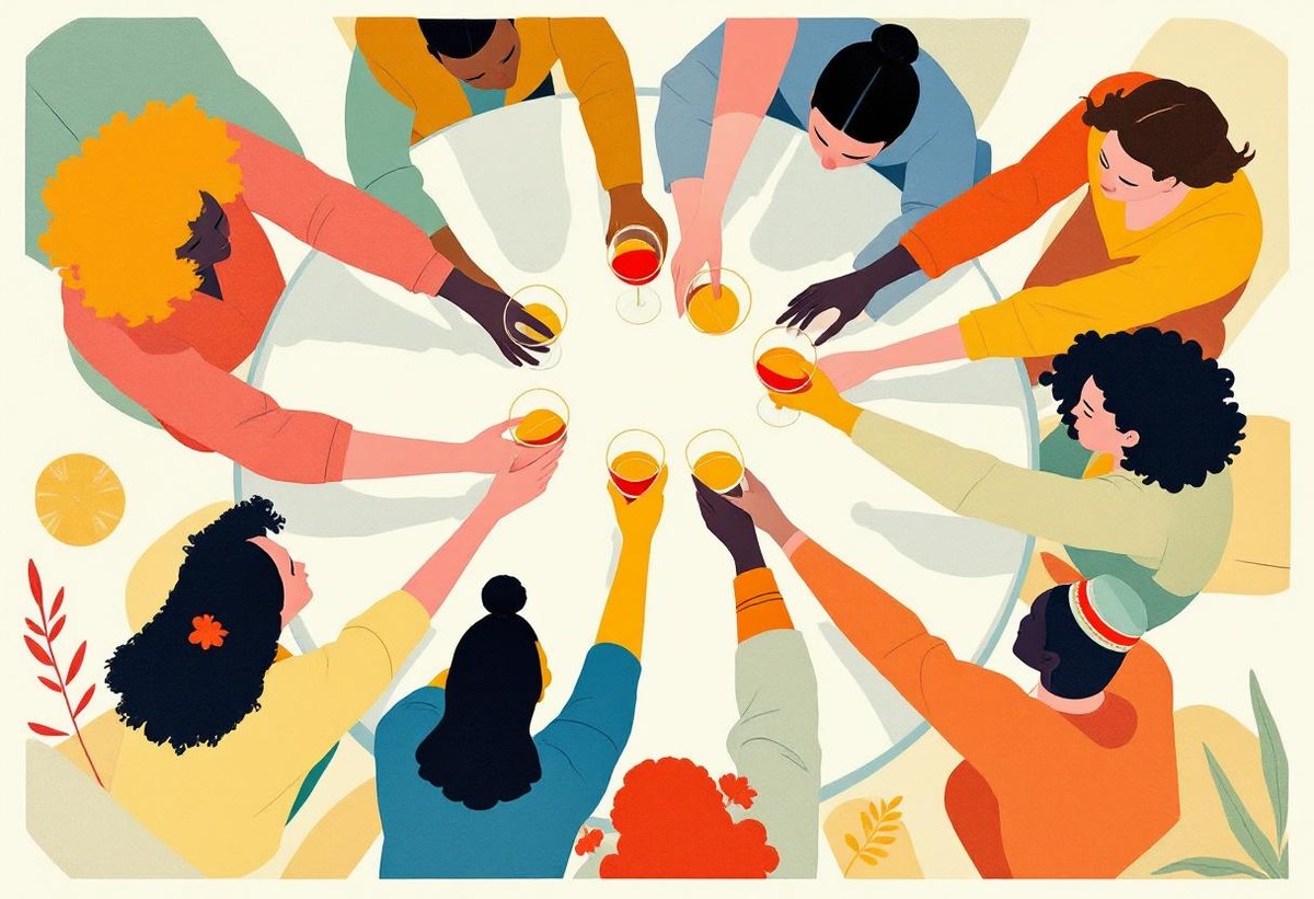 Quiet networking reception where structured introductions give introverts a clear opening to conversation